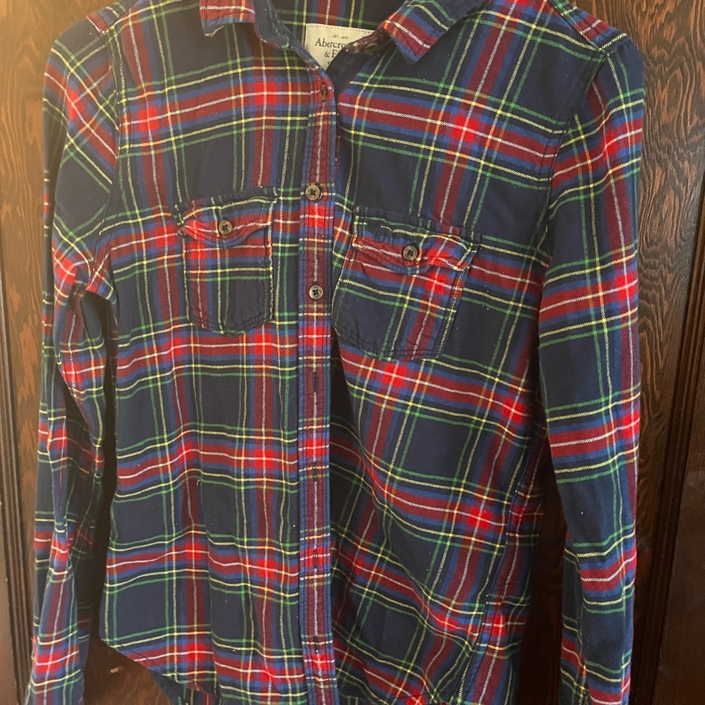 Checkered shirt, size S.. long sleeves - Picture 7 of 7